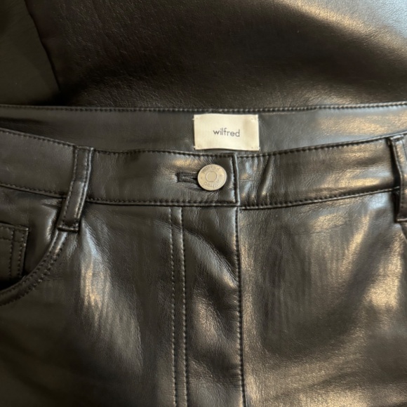 Wilfred Melina Vegan Leather Pants - Picture 4 of 7
